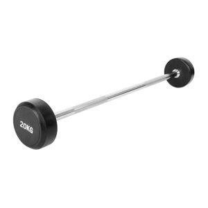 Life Fitness Fixed Rubber Barbell (straight bar)