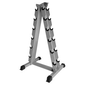6 pairs deluxe dumbell rack